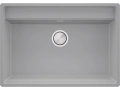 Сива кухненска мивка за вграждане под плот Берген 80 Low 760x530 мм -20%, снимка 2