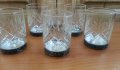Руски кристални чаши с посребрена основа , снимка 3