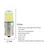 2 броя LED крушки BA15s бяла светлина 12V/24V за автомобил и камион, снимка 3