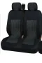 Серия LUX Черни Калъфи за седалки 2+1 за бусове Ford Transit, снимка 4