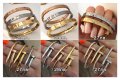 Гривни Cartier Love Bracelet и обеци / Гривна тип белезник с отвертка и обеци от медицинска стомана, снимка 5