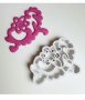 цвете орнамент дантела пластмасова форма резец за сладки торта тесто фондан декор украса, снимка 2