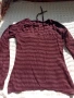 Дамска блуза, размер S-M, бордо, снимка 1