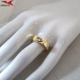 Пръстен с 14К златно покритие 224845, снимка 4
