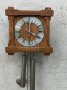 дървен немски стенен часовник jvs, снимка 1 - Стенни часовници - 41634656