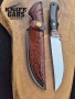 Висококачествен ръчно изработен нож с кожена кания,LN404, снимка 6