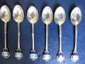 Комплект турски сребърни лъжички, снимка 3