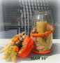 Есенна украса в стъкло, снимка 1 - Градински мебели, декорация  - 41719363