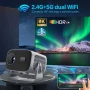 Android 11 проектор с 5G 2.4G Dual WiFi BT 1080P 8000 Лумена, 30 000 часа, 4K и твърд диск, снимка 5