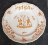 Старинна керамична чиния- Франция , снимка 1 - Чинии - 42246989