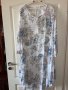 Елегантна нова широка удобна ежедневна рокля флорален принт цветя 100% памук памучна , снимка 1 - Рокли - 41674723