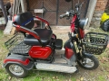 Електрическа триколка с три седалки EcoWay модел М19X бордо, снимка 1