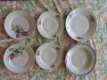 порцеланови чинии и сосиера, снимка 1