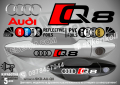 AUDI Q8 стикери дръжки SKD-AU-Q8, снимка 1 - Аксесоари и консумативи - 44560228