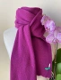 Лилав шал Benetton с вълна, снимка 1
