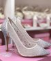 Обувки на ток - бели - MR1, снимка 1 - Дамски обувки на ток - 41732392