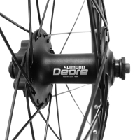 26" QR DT Swiss 533d Shimano Deore предна капла за планински велосипед, снимка 3 - Части за велосипеди - 44747747