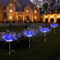 2бр. Светещо LED дърво със соларен панел, снимка 2 - Лед осветление - 41580326