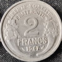 2 монети стари френски франка 1943 и 1947 година , снимка 3 - Нумизматика и бонистика - 44365488