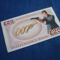20 паунда James Bond / Джеймс Бонд, снимка 2 - Нумизматика и бонистика - 34492668