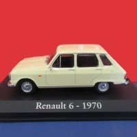 Renault 6 1970 - мащаб 1:43 на IXO-Altaya моделът е нов в PVC дисплей-кейс, снимка 2 - Колекции - 41710647