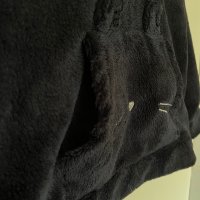 H&M черен пухкав суичър - 6-8 год., снимка 2 - Детски анцузи и суичери - 44397465