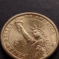Възпоменателна монета 1 долар JOHN ADAMS 2 президент на САЩ (1797-1801) за КОЛЕКЦИЯ 38089, снимка 11 - Нумизматика и бонистика - 40766021