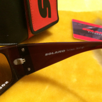 Solano кафяви спортно-елегантни слънчеви очила с флорална рамка, снимка 8 - Слънчеви и диоптрични очила - 36317628