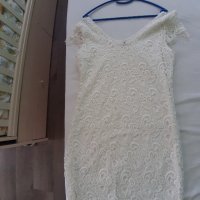 Бяла рокля Only , снимка 3 - Рокли - 44444374