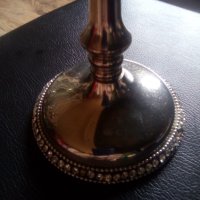 Свещник метален от Англия, снимка 3 - Други ценни предмети - 41815499