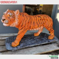 Бетонна статуя на тигър в реален размер, снимка 3 - Градински мебели, декорация  - 39085408