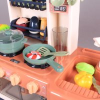 Реалистична детска кухня с множество функции, снимка 5 - Играчки за стая - 35937820