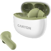 Безжични слушалки тапи, CANYON TWS-5, Зелен, SS301541, снимка 2 - Bluetooth слушалки - 39956723