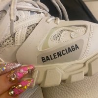 маратонки Баленсиага*37*BALENCIAGA women's track trainers in white*, снимка 7 - Маратонки - 42254176