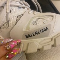 сникърси Баленсиага*37*BALENCIAGA women's track trainers in white*, снимка 7 - Маратонки - 42363148