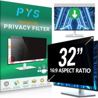 PYS 32-инчов екран за поверителност за 16:9 широкоекранен монитор, снимка 1 - Други - 44160209