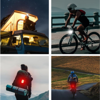 Велосипедни светлини Coicer за нощно каране, акумулаторни, супер ярки, снимка 7 - Аксесоари за велосипеди - 44651960