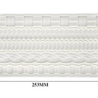 Перли плетка плетеница въже въжета силиконов молд форма фондан декор украса, снимка 5 - Форми - 41717748