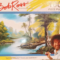 1000 PCS Bob Ross пъзел, снимка 1 - Игри и пъзели - 44574530