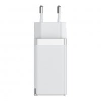 Baseus GaN Mini Quick Charger 65W - захранване за ел. мрежа за лаптопи, смартфони и таблети с USB и , снимка 2 - Оригинални зарядни - 33925742