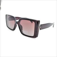 Дамски Слънчеви Очила Големи В Кафяво CLARISA, снимка 1 - Слънчеви и диоптрични очила - 41481140