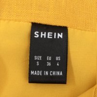 Shein къса набрана пола Размер: S, снимка 6 - Поли - 41602833