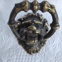 Хлопка лъв от стара врата - бронз, снимка 2 - Други - 41472511