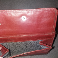 Дамско портмоне от естествена кожа с много прегради и монетник, снимка 4 - Портфейли, портмонета - 44671030