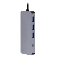 USB C Hub 6 в 1 USB-C към 4K HDMI, 3хUSB 3.0, Type C, PD 100 W, снимка 2 - Други - 40244140