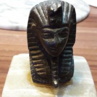 Тутанкамон-бронзова статуетка, снимка 3 - Антикварни и старинни предмети - 35971480