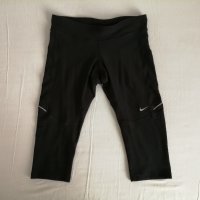 Nike Dri-FIT Run оригинален дамски клин 3/4 в черен цвят р-р XS , снимка 1 - Спортни екипи - 41544159