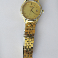 Дамски ретро часовник RICOH Quartz 674001, позлатен., снимка 2 - Дамски - 44636748