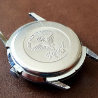 Швейцарски механичен часовник DARWIL SPECIAL FLAT LUXE SWISS MADE FOND ACIER Рядък модел, снимка 3 - Мъжки - 36101742