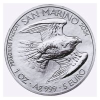Сан Марино 2024 - 5 Евро - Орел - 1 OZ Сребърна монета, снимка 3 - Нумизматика и бонистика - 44201852